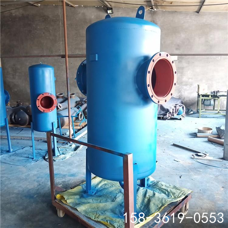 菲利特DN200螺旋式汽水氣液分離器 重立式氣水分離器 空壓機儲氣罐前...